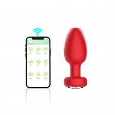Plug Anal 10 Vibrações Controle App Youvibe Vipmix Plug Anal 10 Vibrações Controle App Youvibe Vipmix